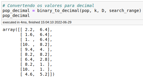 Conversion Module Result